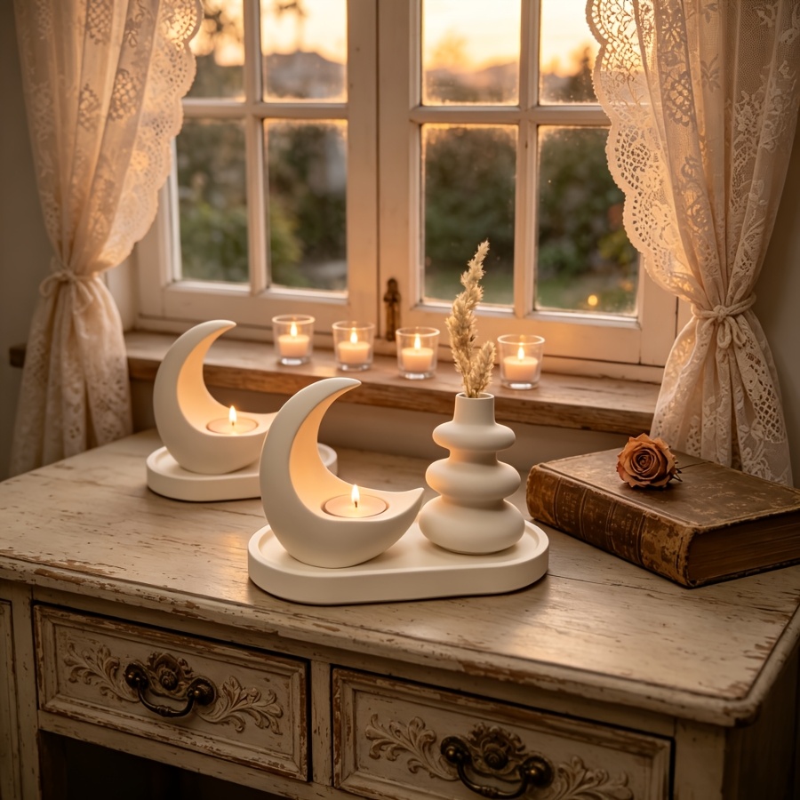4pcs Set Including Moon Candle - Candle Quotes 评论和价格